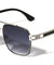 Diamond Edge Cut Lens Modern Square Aviators Wholesale Sunglasses