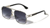 Diamond Edge Cut Lens Modern Square Aviators Wholesale Sunglasses