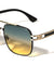 Diamond Edge Cut Lens Modern Square Aviators Wholesale Sunglasses