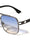 Diamond Edge Cut Lens Modern Square Aviators Wholesale Sunglasses