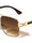 Diamond Edge Cut Lens Modern Square Aviators Wholesale Sunglasses