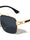 Diamond Edge Cut Lens Modern Square Aviators Wholesale Sunglasses