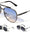 Frame Texture Accent Modern Tear Aviators Wholesale Sunglasses