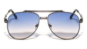 Frame Texture Accent Modern Tear Aviators Wholesale Sunglasses
