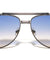 Frame Texture Accent Modern Tear Aviators Wholesale Sunglasses