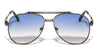 Frame Texture Accent Modern Tear Aviators Wholesale Sunglasses
