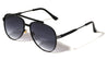 Frame Texture Accent Modern Tear Aviators Wholesale Sunglasses