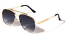 Frame Texture Accent Modern Tear Aviators Wholesale Sunglasses