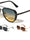 Side Frame Texture Shield Modern Tear Aviators Wholesale Sunglasses