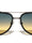 Side Frame Texture Shield Modern Tear Aviators Wholesale Sunglasses