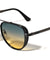 Side Frame Texture Shield Modern Tear Aviators Wholesale Sunglasses