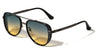 Side Frame Texture Shield Modern Tear Aviators Wholesale Sunglasses