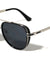 Side Frame Texture Shield Modern Tear Aviators Wholesale Sunglasses