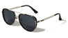 Side Frame Texture Shield Modern Tear Aviators Wholesale Sunglasses