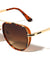 Side Frame Texture Shield Modern Tear Aviators Wholesale Sunglasses