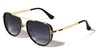 Side Frame Texture Shield Modern Tear Aviators Wholesale Sunglasses