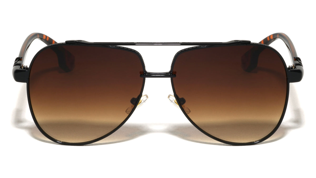 Hinge Design Accent Modern Tear Aviators Wholesale Sunglasses