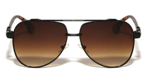 Hinge Design Accent Modern Tear Aviators Wholesale Sunglasses