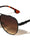 Hinge Design Accent Modern Tear Aviators Wholesale Sunglasses
