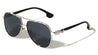 Hinge Design Accent Modern Tear Aviators Wholesale Sunglasses