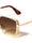 Greek Key Side Shield Pattern Modern Square Aviators Wholesale Sunglasses