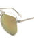 Angled Color Mirror Aviators Wholesale Bulk Sunglasses