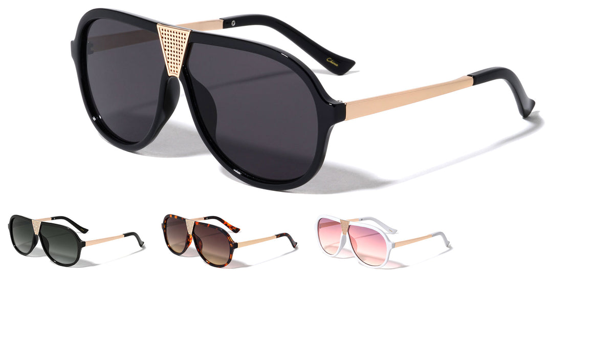Small Grille Aviators Wholesale Sunglasses