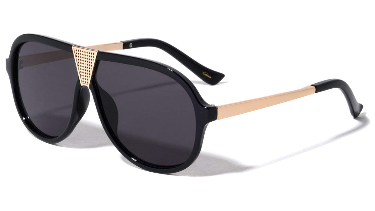 Small Grille Aviators Wholesale Sunglasses