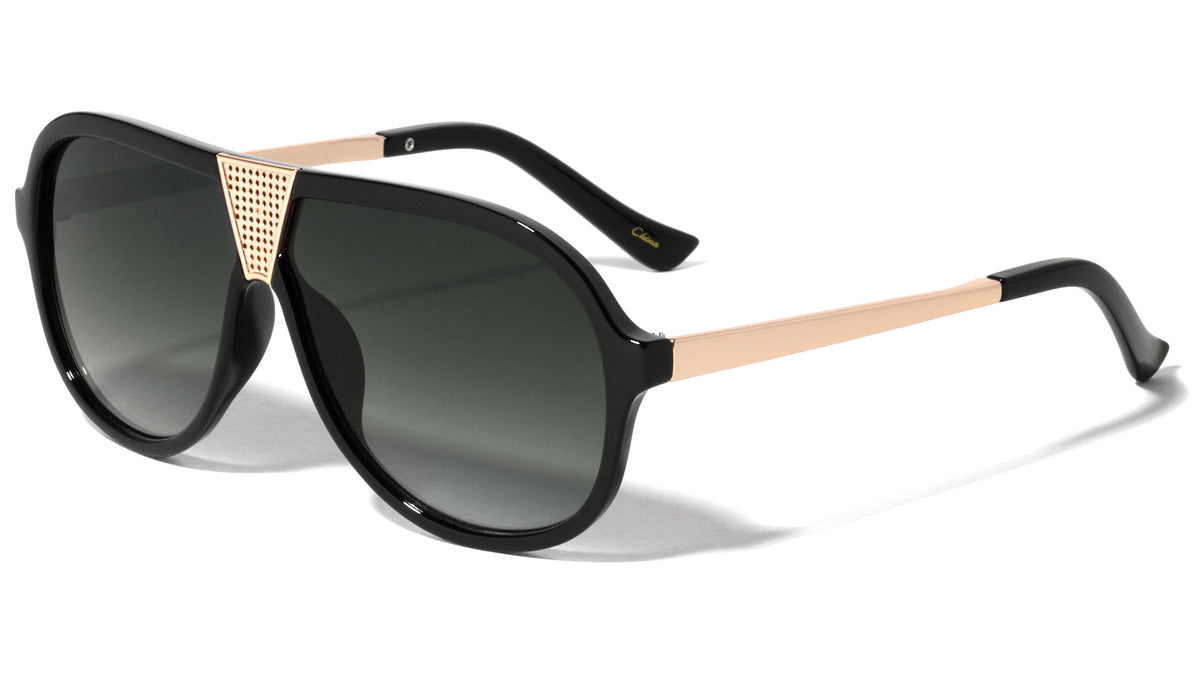 Small Grille Aviators Wholesale Sunglasses