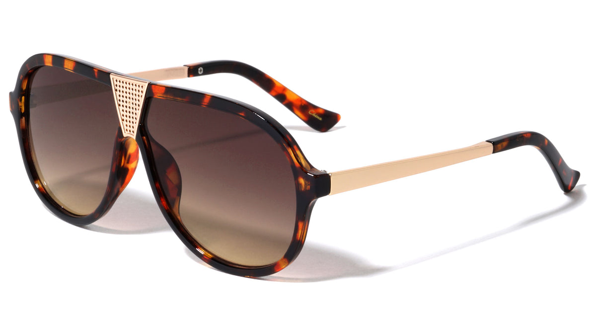 Small Grille Aviators Wholesale Sunglasses