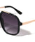 Center Block Bridge Top Bar Modern Aviators Wholesale Sunglasses