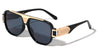 Texture Grille-Temple Modern Aviators Wholesale Sunglasses