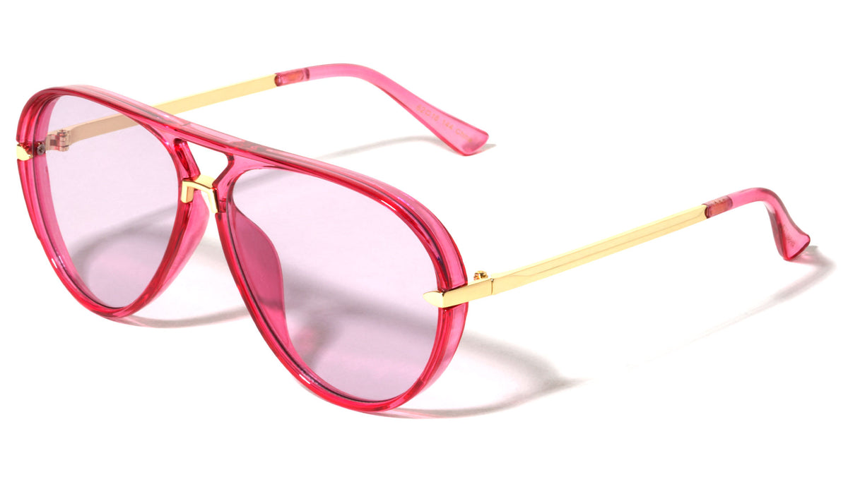 Micro Top Bar Visor Modern Aviators Wholesale Sunglasses