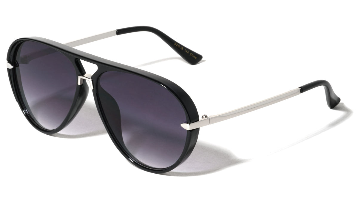 Micro Top Bar Visor Modern Aviators Wholesale Sunglasses