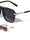 Stud Hinge Accent Modern Squared Aviators Wholesale Sunglasses