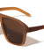 Frosted Crystal Color Geometric Aviators Wholesale Sunglasses