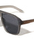 Frosted Crystal Color Geometric Aviators Wholesale Sunglasses