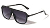 Flat Top One Piece Shield Lens Rectangle Aviators Wholesale Sunglasses