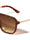 Flat Top One Piece Shield Lens Rectangle Aviators Wholesale Sunglasses