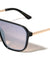Flat Top One Piece Shield Lens Rectangle Aviators Wholesale Sunglasses