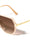 Flat Top One Piece Shield Lens Geometric Aviators Wholesale Sunglasses