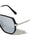 Flat Top One Piece Shield Lens Geometric Aviators Wholesale Sunglasses
