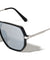 Flat Top One Piece Shield Lens Geometric Aviators Wholesale Sunglasses