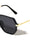 Flat Top One Piece Shield Lens Geometric Aviators Wholesale Sunglasses