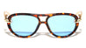 Knot Hinge Accent Curved Temple Fashion Tear Aviators Wholesale Sunglasses
