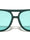Knot Hinge Accent Curved Temple Fashion Square Aviators Wholesale Sunglasses