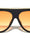 Flat Top Bar Accent Solid Rim Fashion Tear Aviators Wholesale Sunglasses