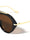 Flat Top Bar Accent Solid Rim Fashion Tear Aviators Wholesale Sunglasses