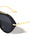 Flat Top Bar Accent Solid Rim Fashion Tear Aviators Wholesale Sunglasses