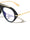 Top Bar Accent Solid Frame Aviators Blue Light Blocking Wholesale Eyewear